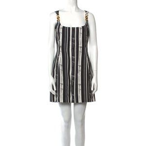 Versace Striped Mini Dress Limited Edition